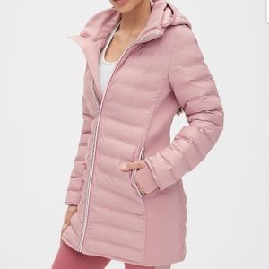 Gap pink puffer coat